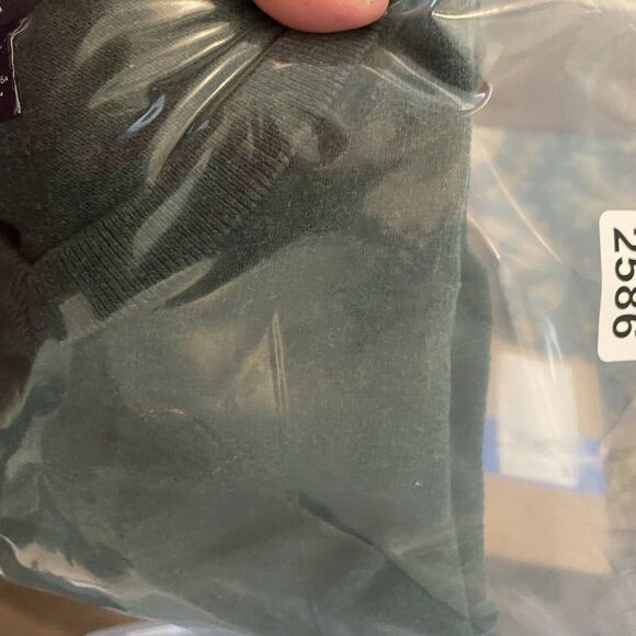 Gap Factory Sweater Men Medium Forest Green V Neck Pullover Casual Versatile - Picture 9 of 9